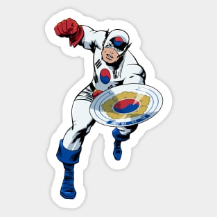 Captain Korea Sticker